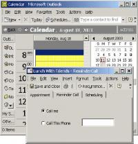 OutlookReminder 1.0 screenshot. Click to enlarge!