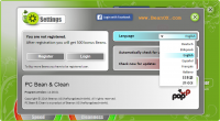 PC Bean & Clean 14.01.30.10001 screenshot. Click to enlarge!