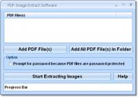 PDF Image Extract Software 7.0 screenshot. Click to enlarge!