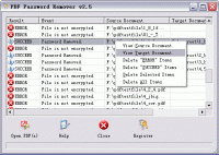 PDF Password Remover 3.1 screenshot. Click to enlarge!