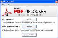 PDF Restriction Removal 3.0 screenshot. Click to enlarge!