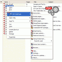 PDF-ShellTools 3.1.0.0 screenshot. Click to enlarge!