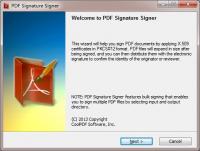 PDF Signature Signer 3.0 screenshot. Click to enlarge!