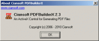 PDFBuilderX 2.3 screenshot. Click to enlarge!