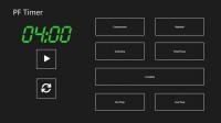 PF Timer for Windows 8  screenshot. Click to enlarge!