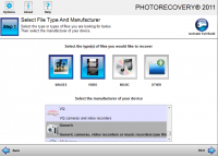 PHOTORECOVERY 2011 R2 for PC 5.0 screenshot. Click to enlarge!