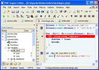 PHP Expert Editor 4.3 screenshot. Click to enlarge!