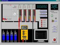 PLC Training - RSlogix Simulator 4.32 screenshot. Click to enlarge!