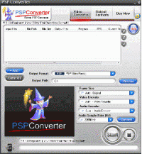 PSP Converter 6.41 screenshot. Click to enlarge!