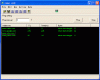 PackPal Ping Utility 2.1.2 screenshot. Click to enlarge!