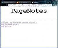 PageNotes 1.0.0.0 screenshot. Click to enlarge!