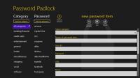 Password Padlock for Windows 8.1 7.4.0.31 screenshot. Click to enlarge!