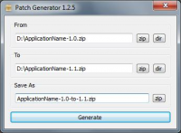 Patch Generator 1.2.5 screenshot. Click to enlarge!
