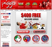 Piggs Online Casino by Online Casino Extra 2.0 screenshot. Click to enlarge!