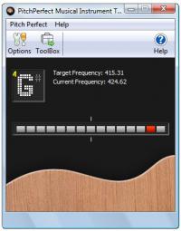 PitchPerfect Guitar Tuner 1.20 screenshot. Click to enlarge!