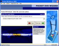 Pocket DVD Wizard 5.4 screenshot. Click to enlarge!