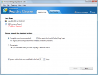 Pointstone Registry Cleaner 2.03 screenshot. Click to enlarge!