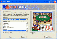 Poker Skins 1.1 screenshot. Click to enlarge!