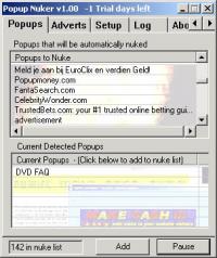 Popup Nuker 1.00 screenshot. Click to enlarge!