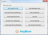 Portable AnyBurn 3.6 screenshot. Click to enlarge!