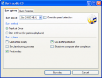 Portable CDBurnerXP 4.5.7.6623 screenshot. Click to enlarge!