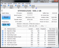 Portable CrystalDiskInfo 7.0.4 screenshot. Click to enlarge!