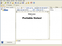Portable Notes 1.0 screenshot. Click to enlarge!
