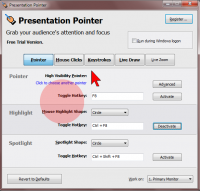 Portable Presentation Pointer 1.6.0 screenshot. Click to enlarge!