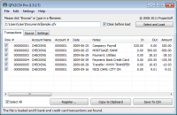 Portable QFX2CSV 3.0.0.2 screenshot. Click to enlarge!