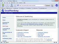 Portable SeaMonkey 2.50 screenshot. Click to enlarge!