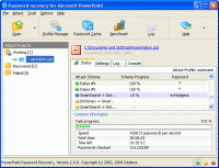 PowerPoint Password Recovery 2.1.3 screenshot. Click to enlarge!