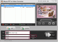 PowerPoint to MPEG Converter 1.6.4.29 screenshot. Click to enlarge!