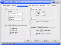 PresenTense Time Server 4.1 screenshot. Click to enlarge!