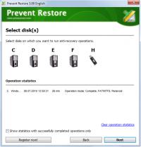 Prevent Restore 4.21 screenshot. Click to enlarge!