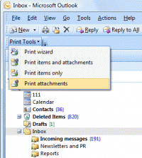 Print Tools for Outlook 1.8.1 screenshot. Click to enlarge!