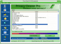 Privacy Cleaner Pro 6.00 screenshot. Click to enlarge!