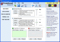 Private firewall - Security Suite 5.2 screenshot. Click to enlarge!