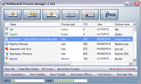 Process Manager 2 Lite 2.0 screenshot. Click to enlarge!