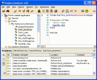 Project Analyzer 10 screenshot. Click to enlarge!