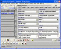 Purchase Order Organizer Deluxe 3.71 screenshot. Click to enlarge!