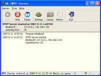 QK SMTP Server 3.01 screenshot. Click to enlarge!