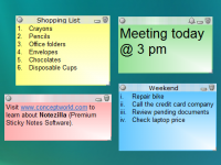 Quick Notes Plus 5.0 screenshot. Click to enlarge!