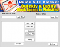 Quick Site Blocker 1.704 screenshot. Click to enlarge!