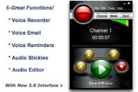 QuickVoice for Windows 2.2.0 screenshot. Click to enlarge!