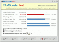 RAM Booster .Net 9.1 screenshot. Click to enlarge!