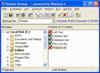 RBackup for Online Backup Services 11 screenshot. Click to enlarge!