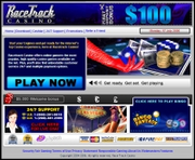 RaceTrack Casino by Online Casino Extra 2.0 screenshot. Click to enlarge!