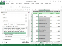 Random Generator for Microsoft Excel 5.0.30.110 screenshot. Click to enlarge!