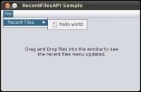 Recent Files API 0.1.1 screenshot. Click to enlarge!