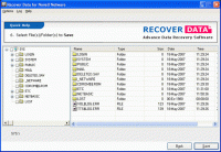 Recover Data for Novell 1.0 screenshot. Click to enlarge!